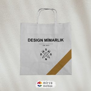 design white kraft bag
